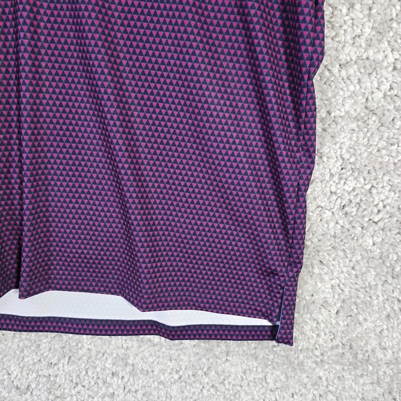 Greyson Men Golf Polo Shirt‎ Large Purple Pink Stretch Athletic Preppy Travel - Picture 2 of 11